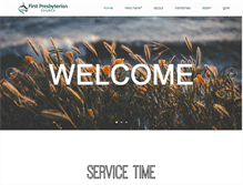 Tablet Screenshot of firstpresbyterianreddingca.org